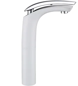 ברז LEXUS גבוה - לבן מט + ניקל