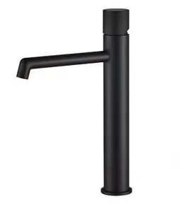 ברז אמבט גבוה MAN שחור מט