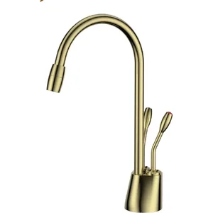 ברז מערכת מים חמים-קרים מילוס MILOS זהב מט