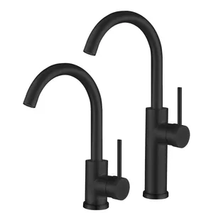 ברז נמוך שחור מט JULIET