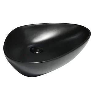 כיור חרס מונח וולקנו שחור